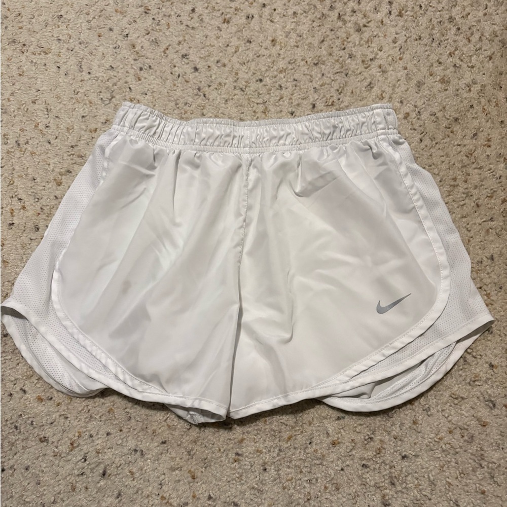 Nike Women's Light Gray Athletic Shorts